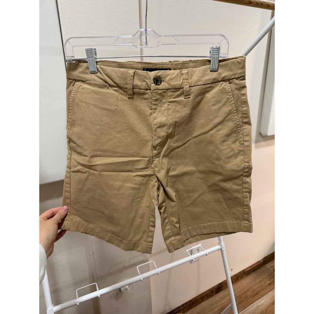 Tommy‎ Hilfiger Mens Tan Khaki Chino Shorts Size 30 Flat Front
